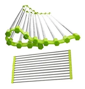 2064 Over the Sink Multipurpose Roll-Up Foldable Dish Drying Rack