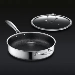 4.5QT Hybrid Deep Sauté Pan with Lid