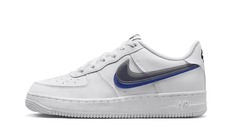 Air Force 1 Low Impact Next Nature Double Swoosh White Black Blue