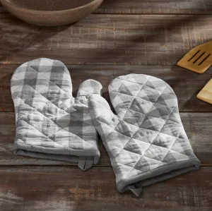 Annie Buffalo Check Grey Oven Mitt Set of 2