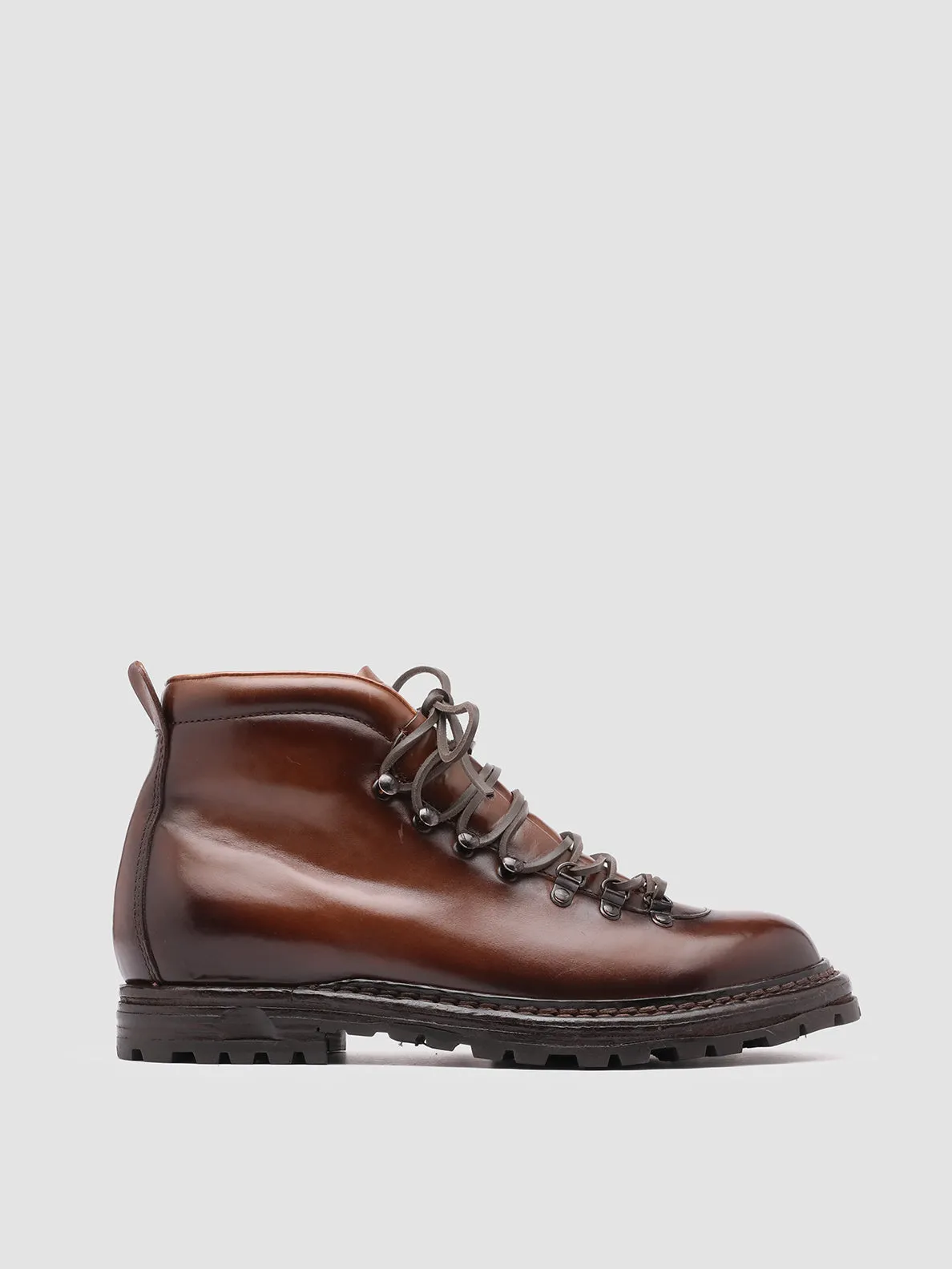 ARTIK 001 - Brown Leather Hiking Ankle Boots