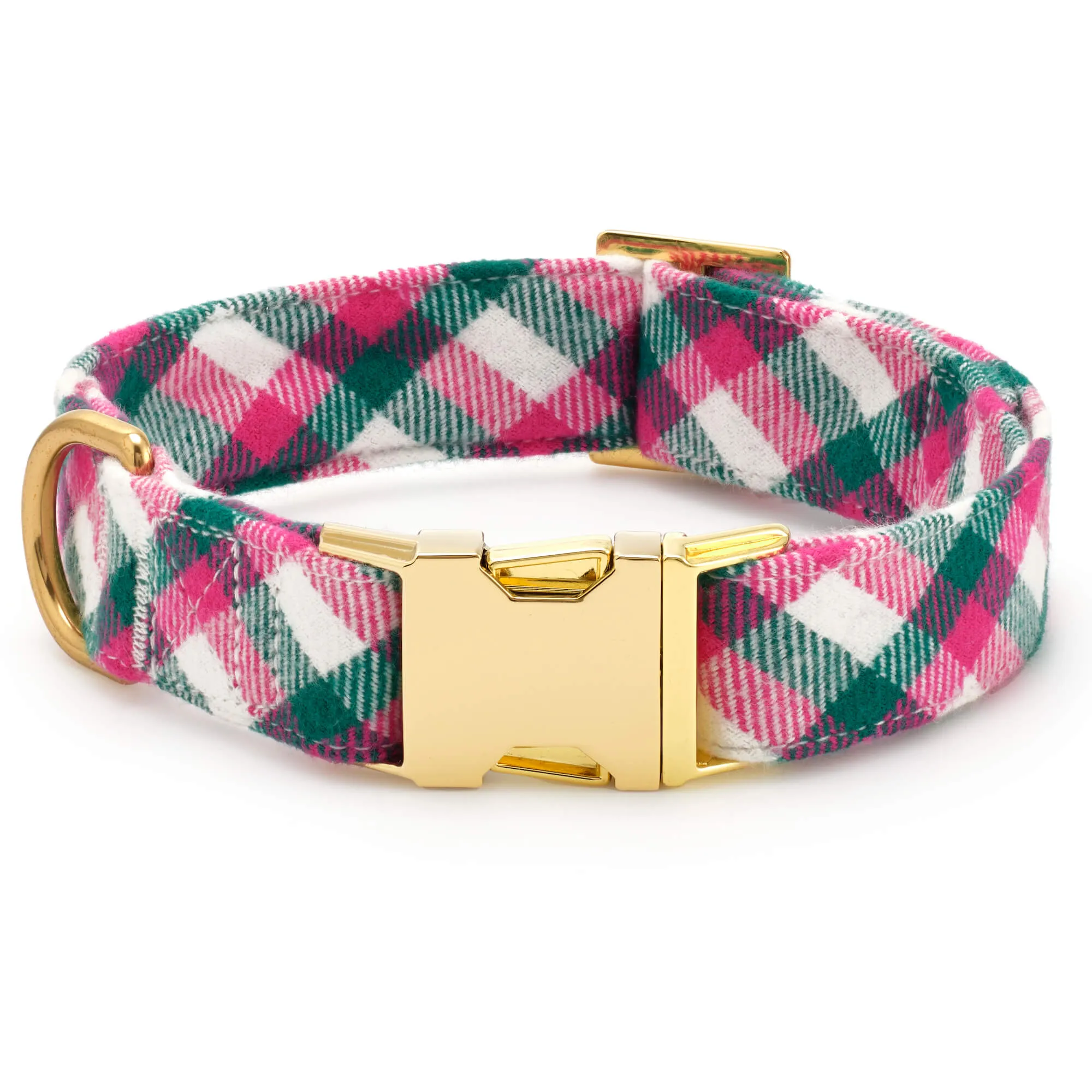 Callie Plaid Flannel Collar Walk Set