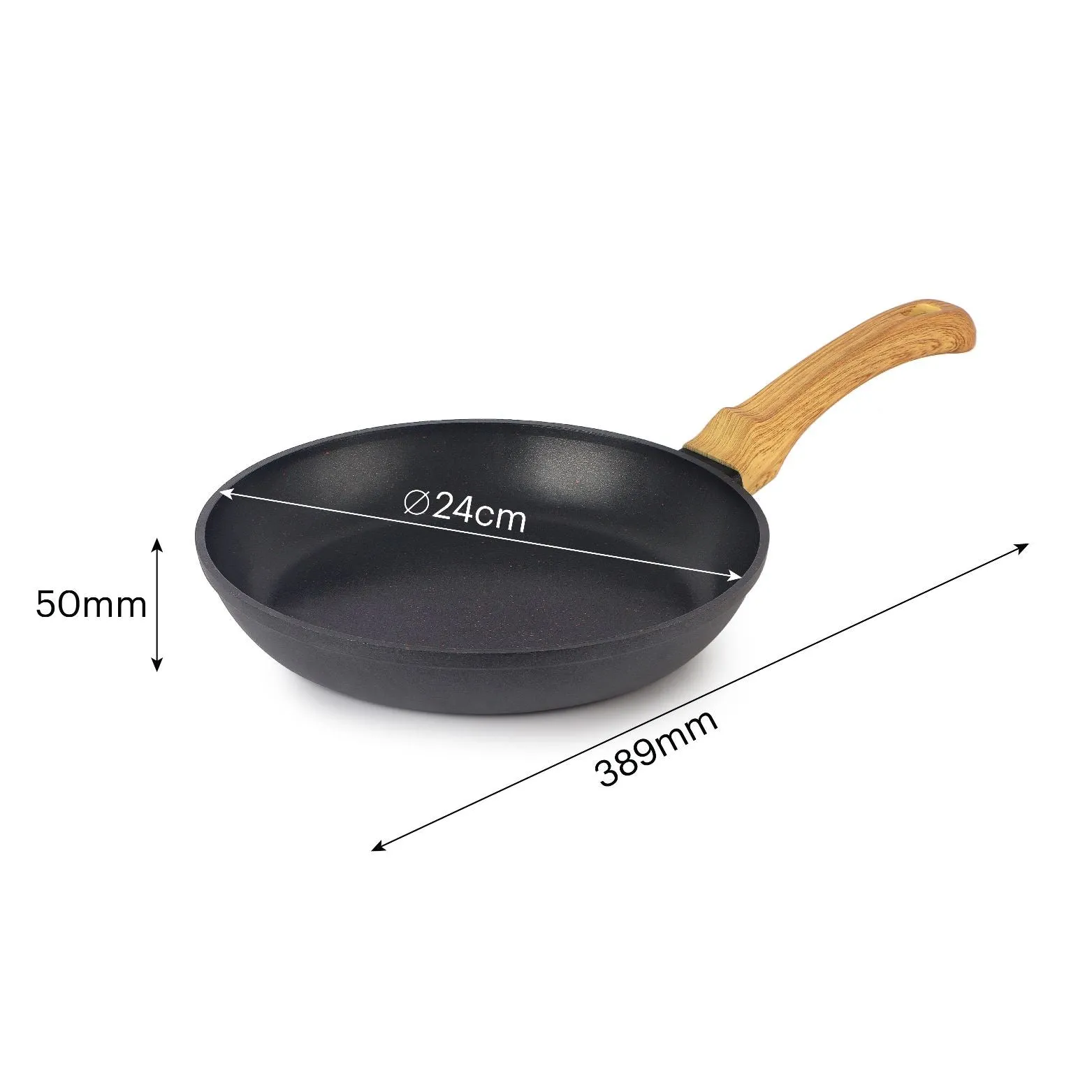 Castello Die Cast Induction Base Taper Fry Pan