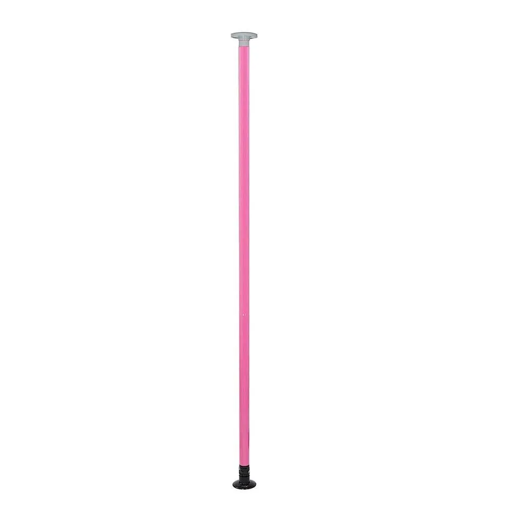 Dancing Pole Full Kit Portable Stripper Exercise Fitness Club Dance Pole For Home Party I Pink