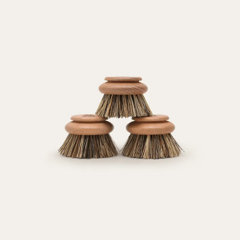 Dish Brush Head Replacement | 3pk Tough