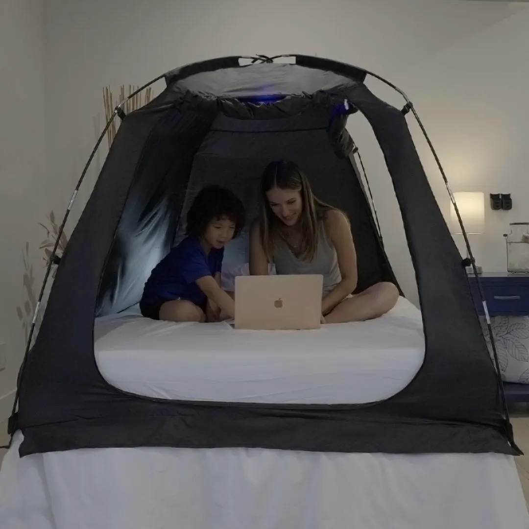 EighteenTek Portable Privacy Bed Tent, Great Solution To Enhance Sleep Environment