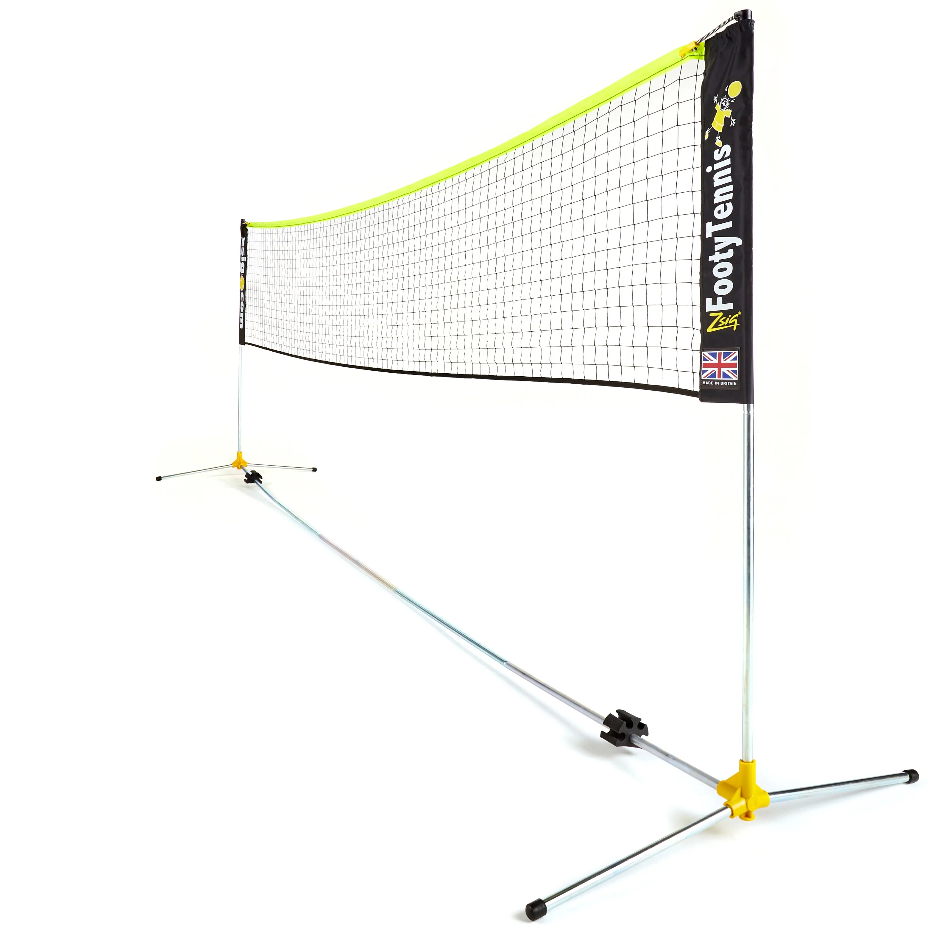 Footy Tennis | Variable Height Classic Zsignet 14 | 4.3m Net