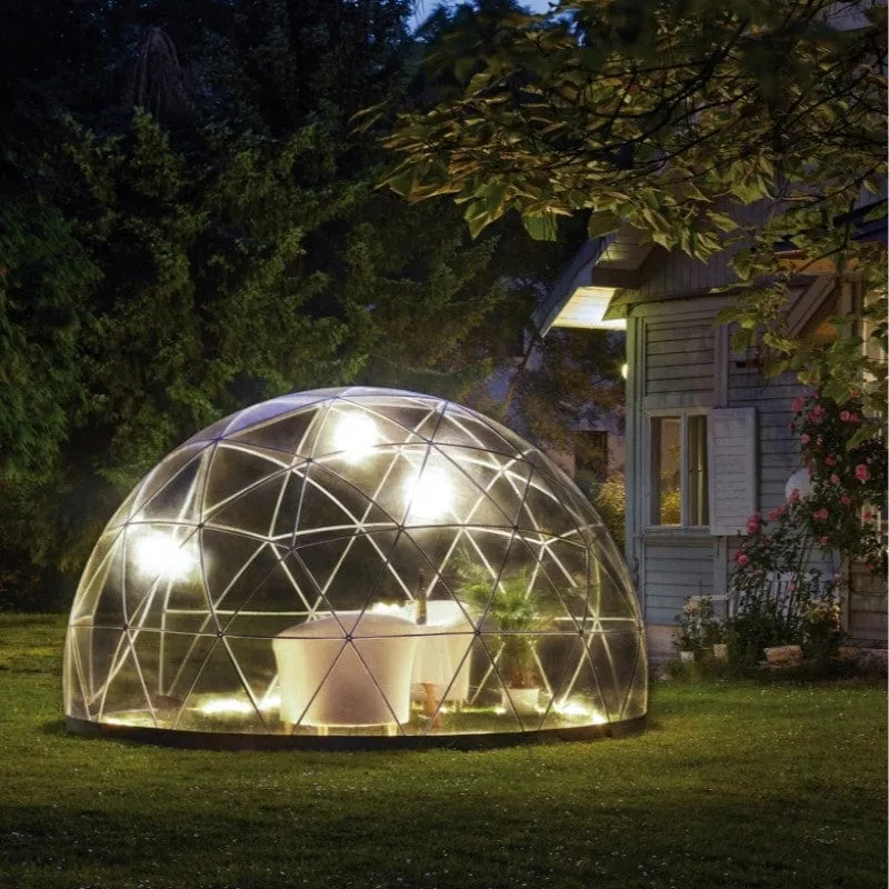 Garden Igloo | Dome, PVC, 11'9"W, 7'2"H - Outdoor Dining, Play Area for Children, Stylish Conservatory, Greenhouse, Gazebo