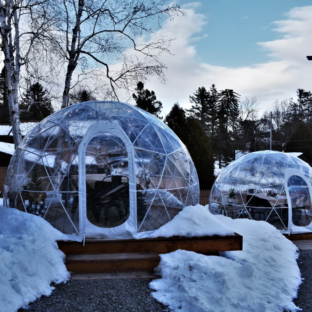 Garden Igloo | Dome, PVC, 11'9"W, 7'2"H - Outdoor Dining, Play Area for Children, Stylish Conservatory, Greenhouse, Gazebo