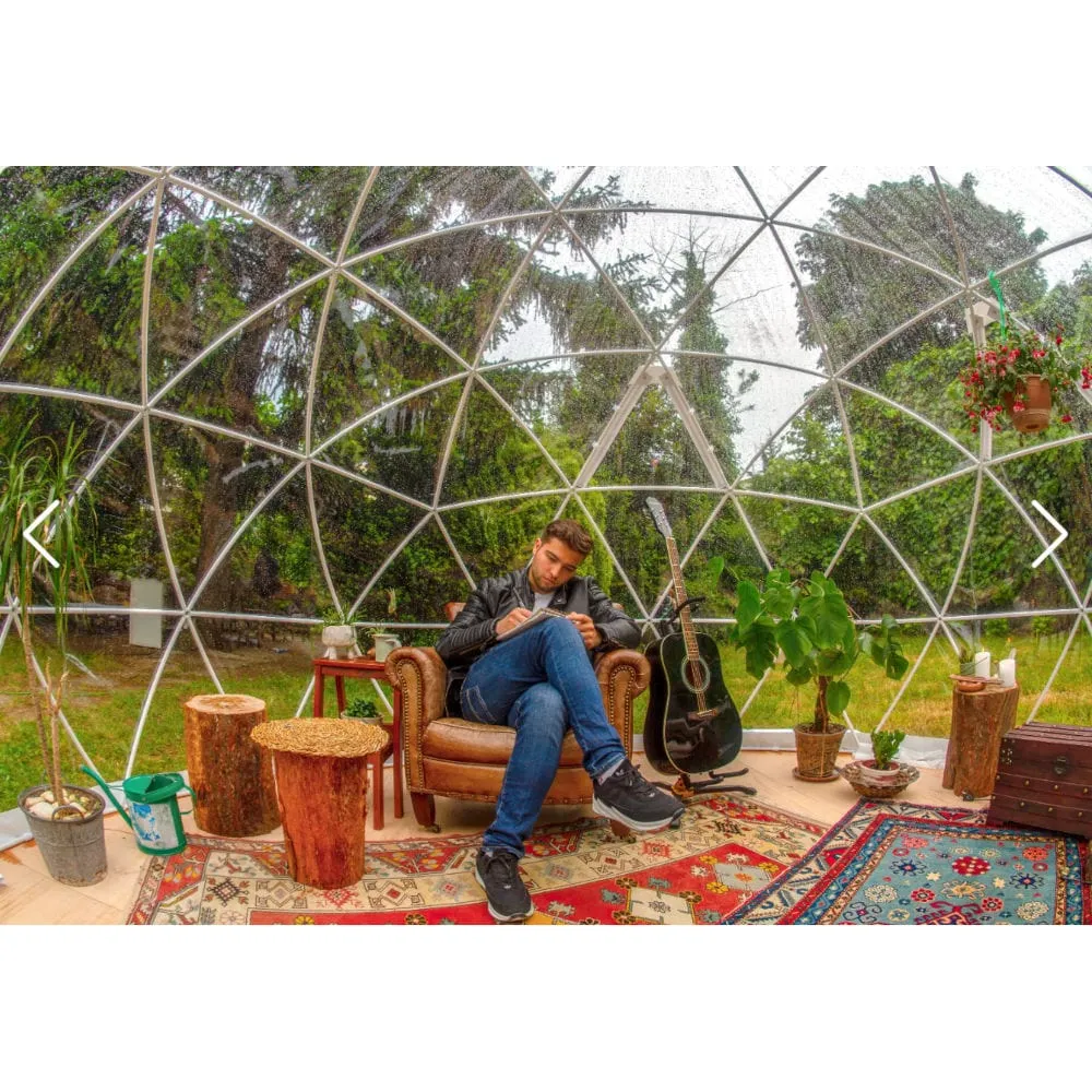 Garden Igloo | Dome, PVC, 11'9"W, 7'2"H - Outdoor Dining, Play Area for Children, Stylish Conservatory, Greenhouse, Gazebo