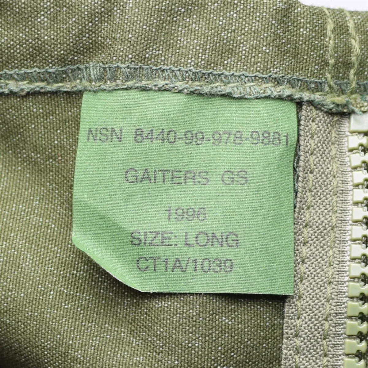 Genuine British army Gaiters canvas OD olive hiking military surplus combat NEW