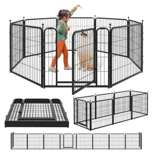 Heavy Duty Dog Playpen 32"W Indoor Outdoor