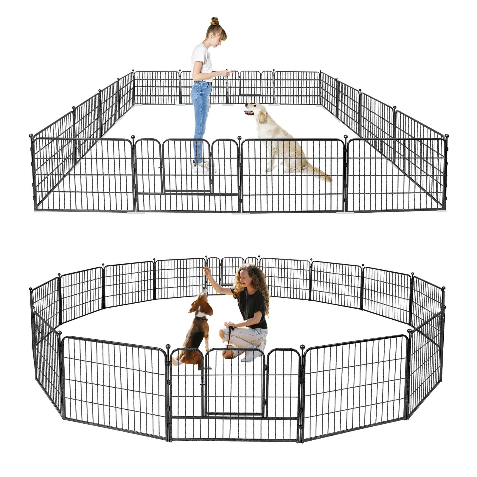 High-Security Pet Fences - 32/24 Inch & 8/16 Panels