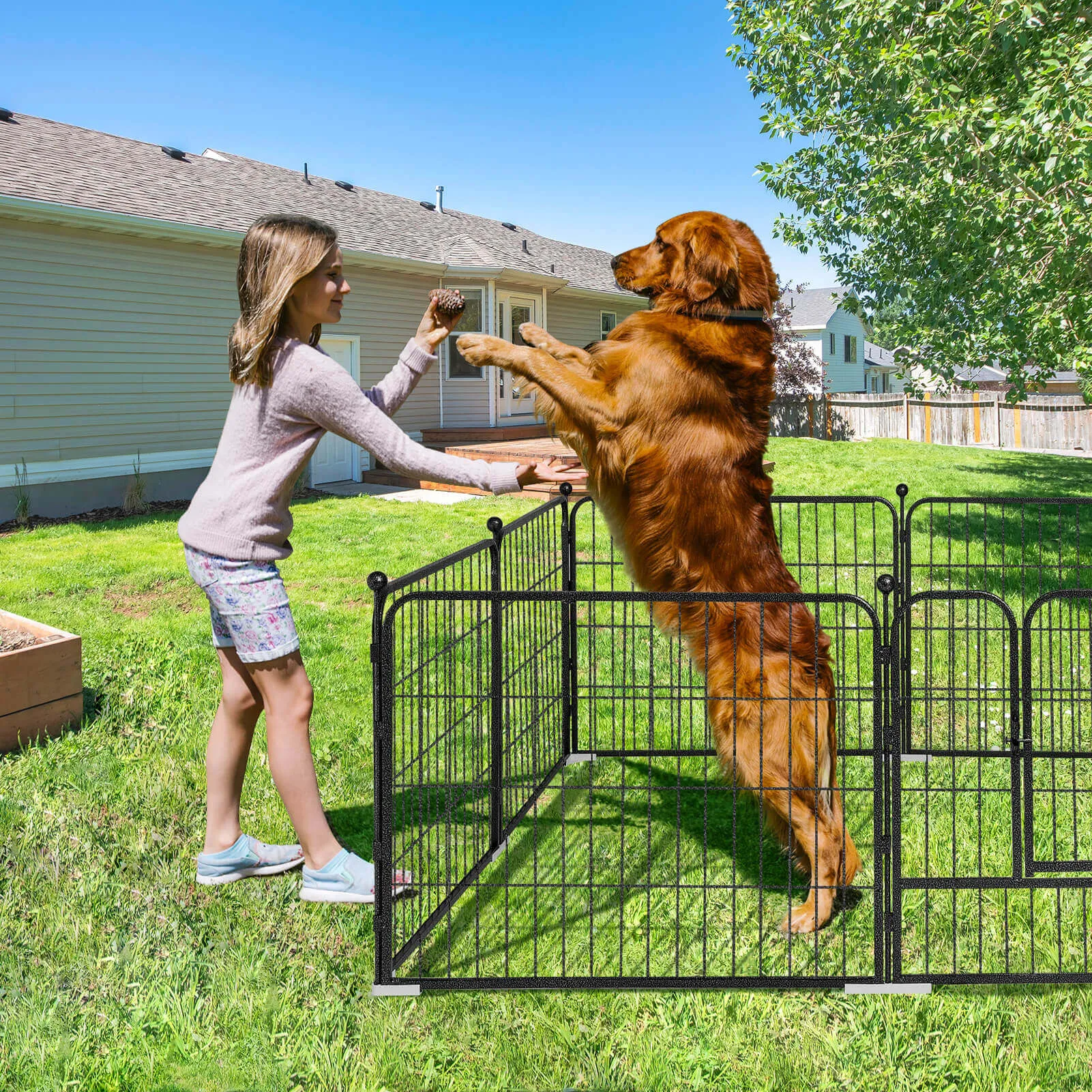 High-Security Pet Fences - 32/24 Inch & 8/16 Panels