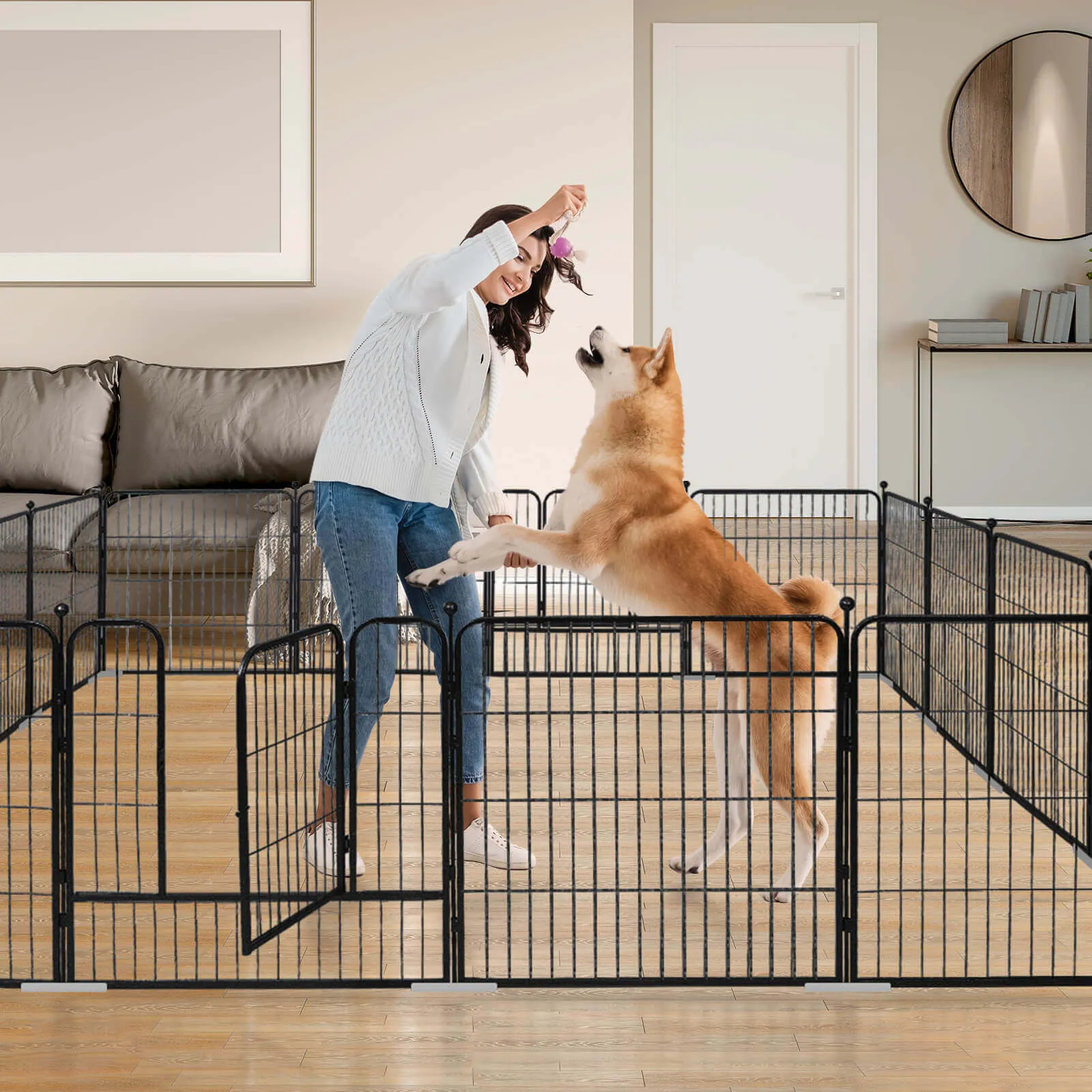 High-Security Pet Fences - 32/24 Inch & 8/16 Panels