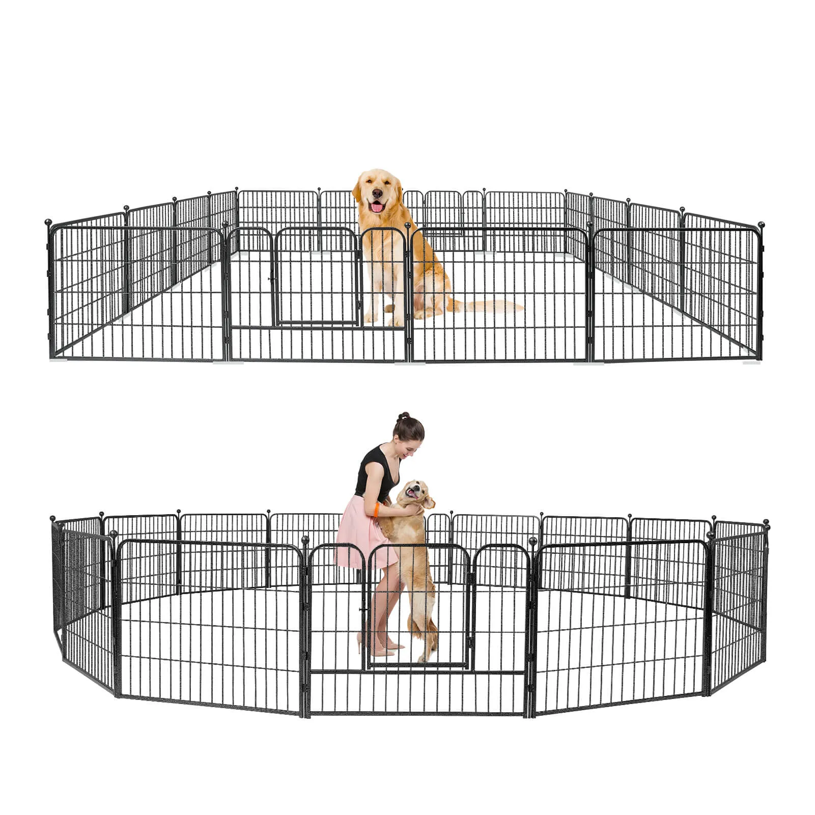 High-Security Pet Fences - 32/24 Inch & 8/16 Panels