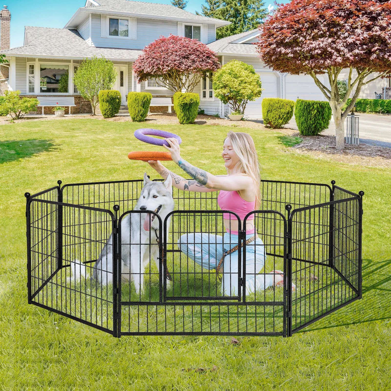 High-Security Pet Fences - 32/24 Inch & 8/16 Panels