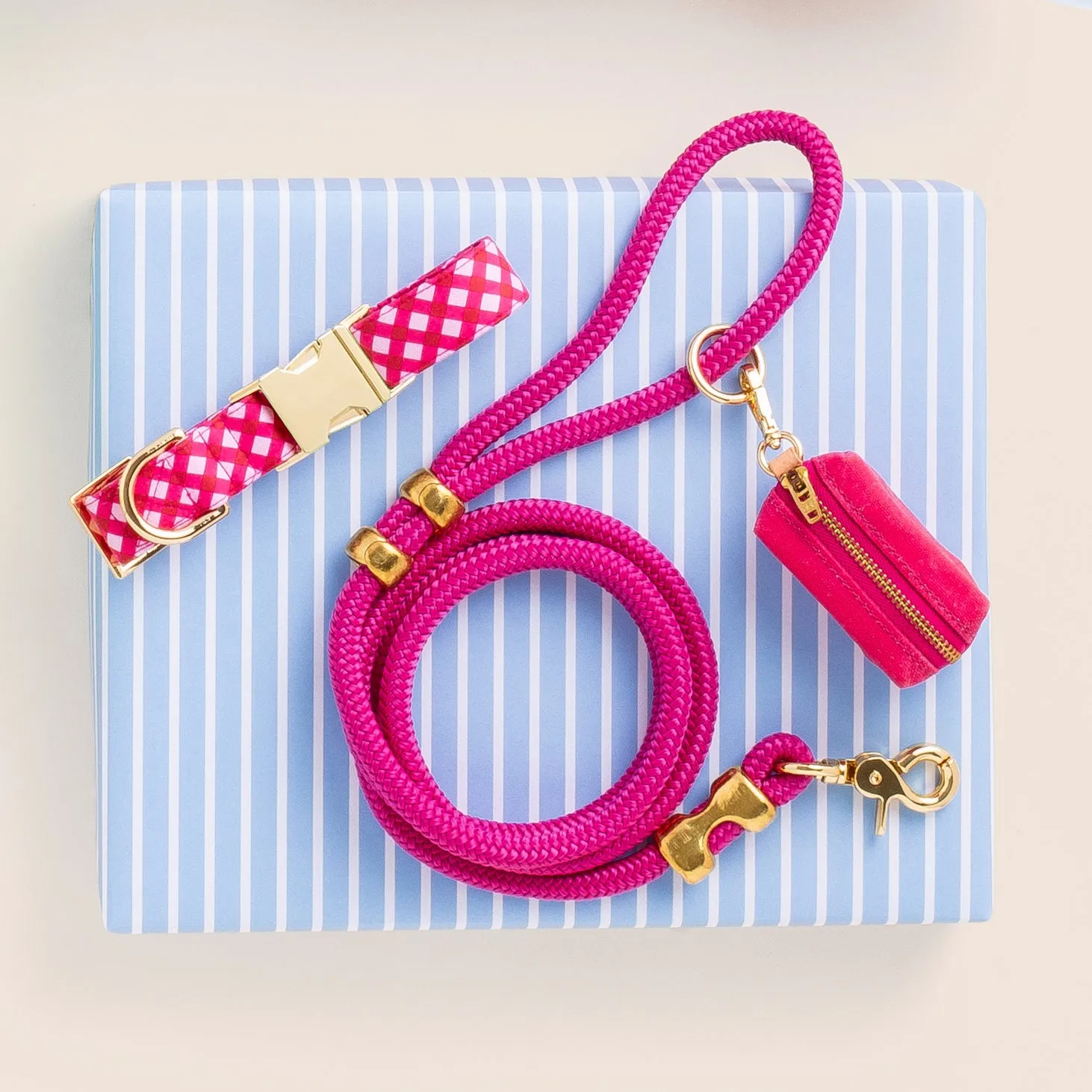 Hot Pink Marine Rope Dog Leash