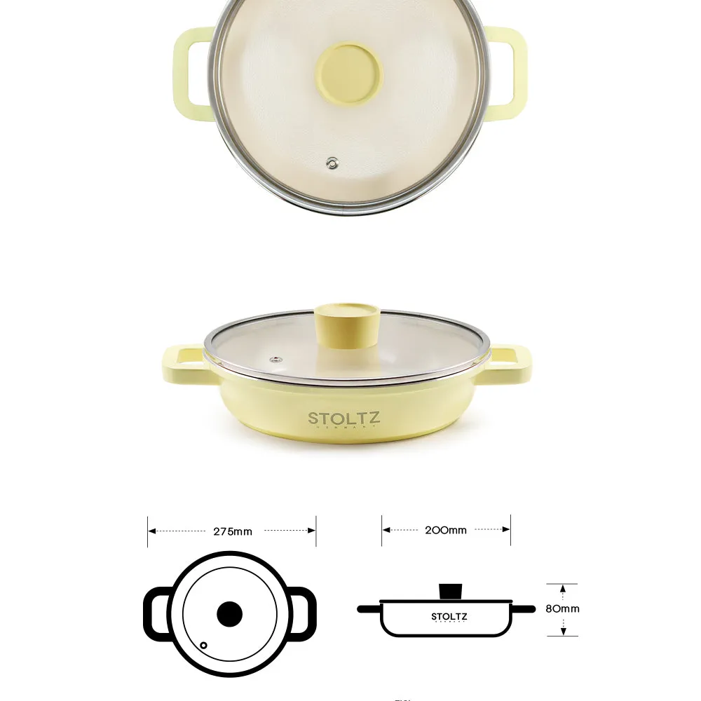 IH Casserole Pot 20cm Lemon Meringue (KP963274)