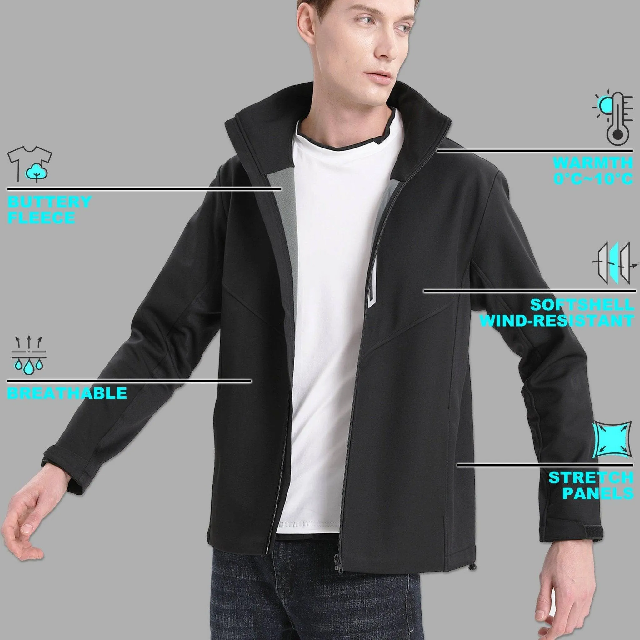 ISUSI Core Softshell Jacket, Fleece Lined