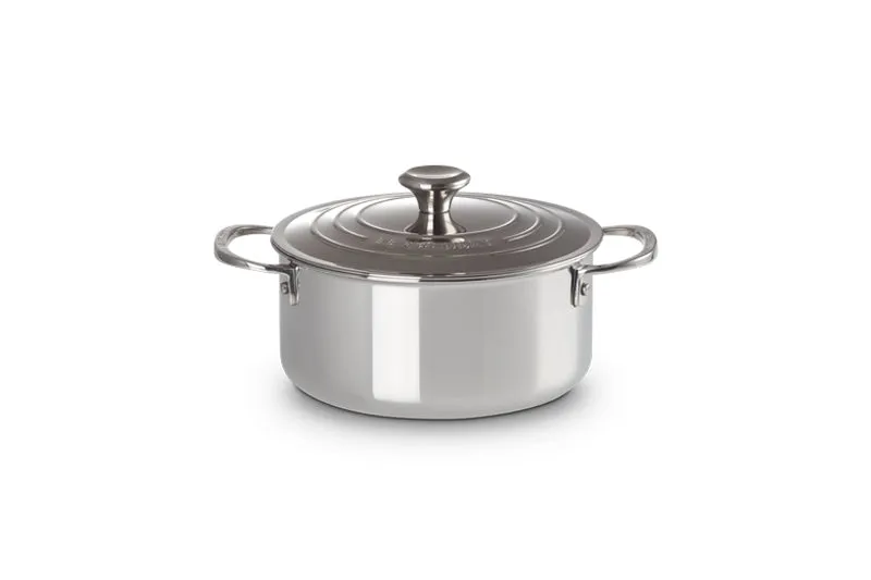 Le Creuset Signature Stainless Steel Casserole 24cm