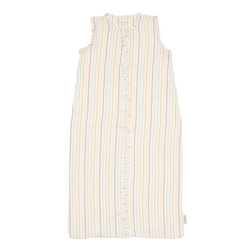 Little Dutch Sleeping bag Summer Cotton 90cm | Vintage Sunny Stripes