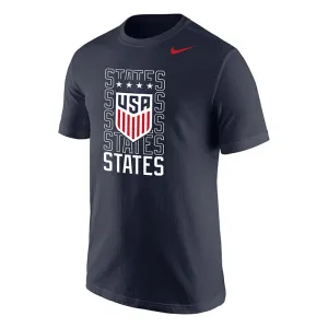 Men's Nike USWNT Repeat States Navy Tee