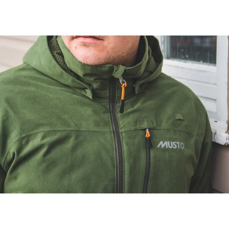 Musto HTX Keepers BR2 Waterproof Mens Jacket - Dark Moss