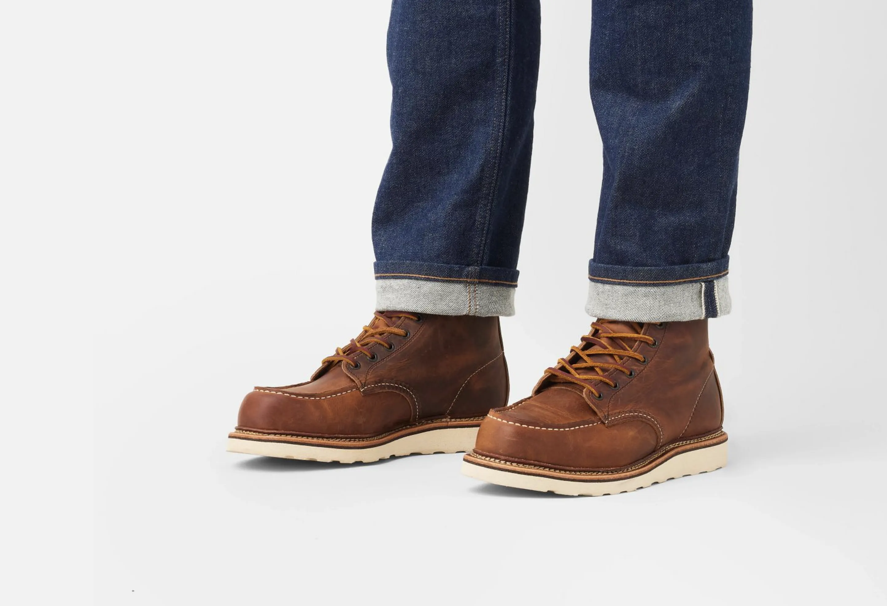 No. 1907 - Red Wing Heritage Classic Moc Style in Copper Rough & Tough Leather