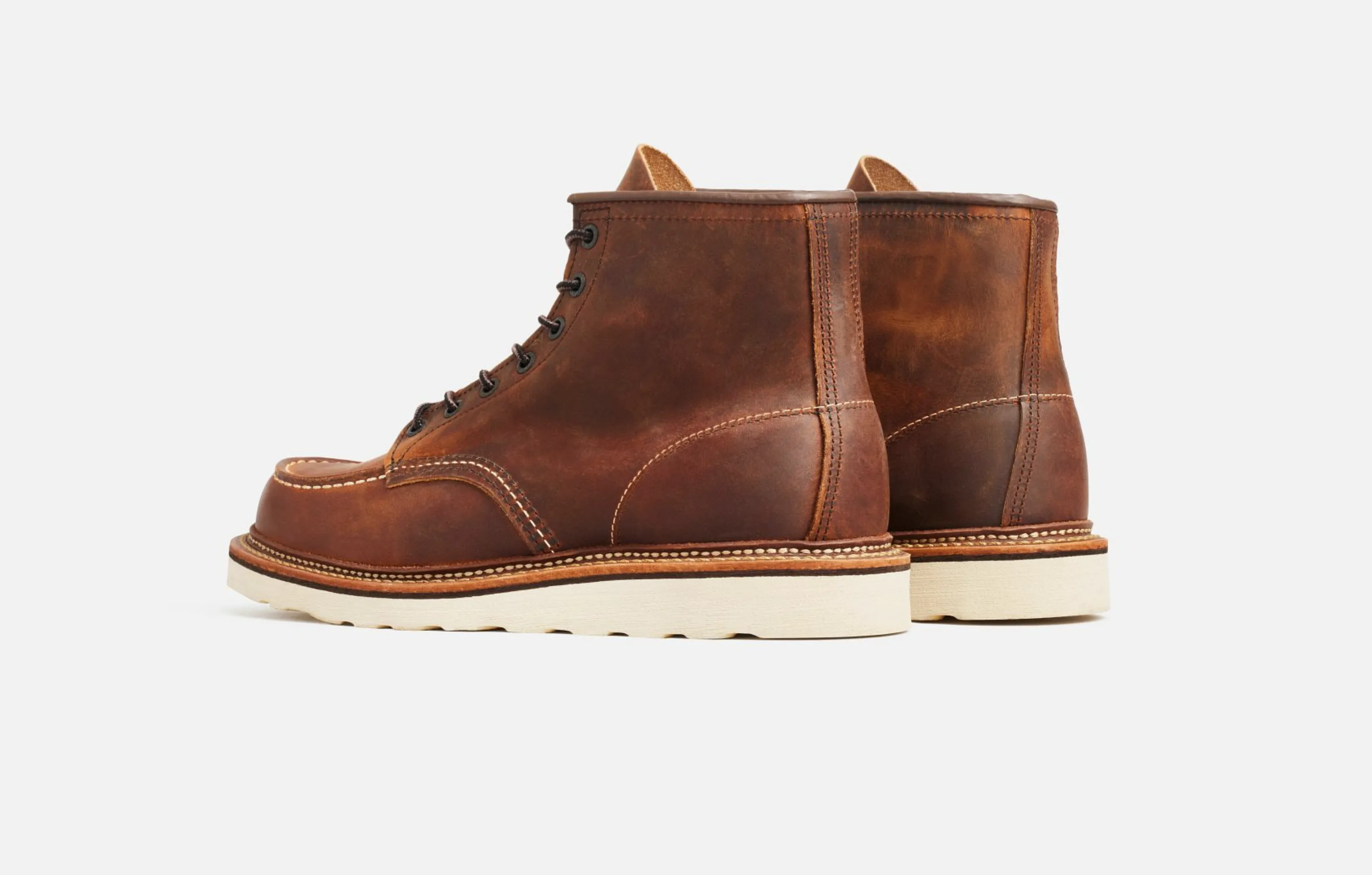 No. 1907 - Red Wing Heritage Classic Moc Style in Copper Rough & Tough Leather