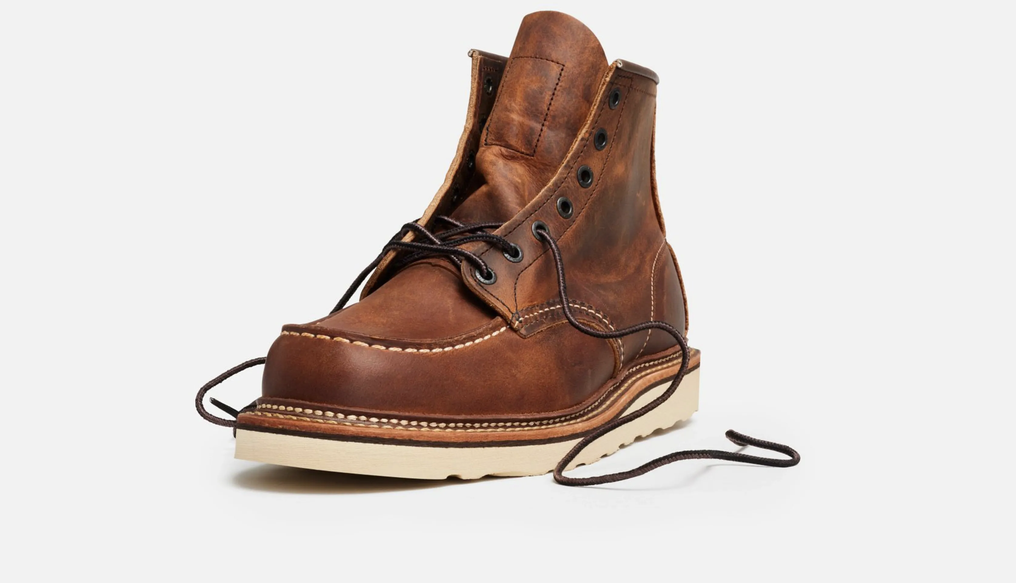 No. 1907 - Red Wing Heritage Classic Moc Style in Copper Rough & Tough Leather