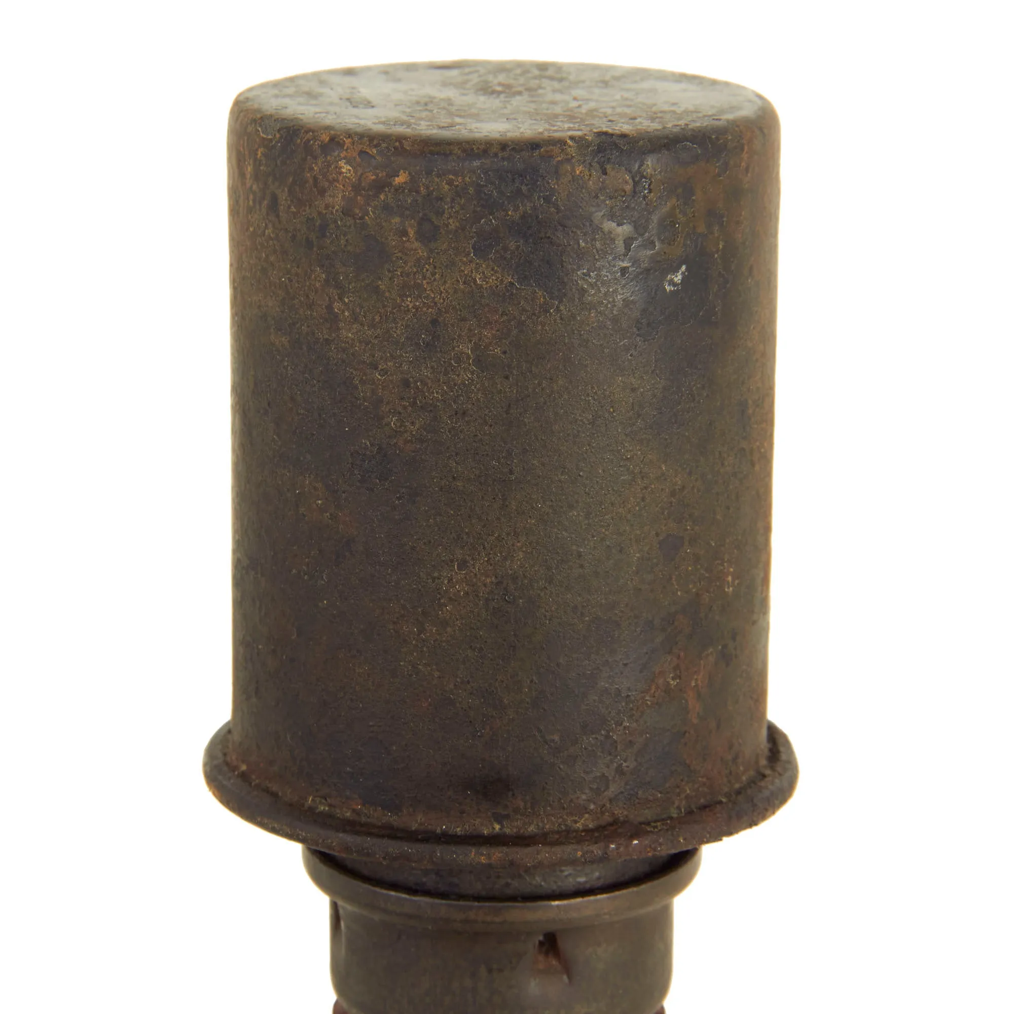 Original German WWII Inert M24 Stick Grenade Dated 1943 by Metallwarenfabrik Siegwerk Gebrüder Schuppener - Stielhandgranate