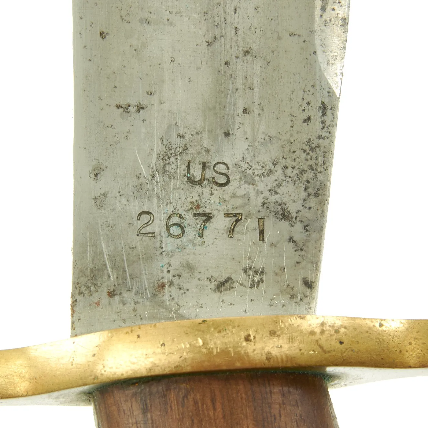 Original U.S. WWI Model 1904 Hospital Corps Bolo Knife by Springfield Armory with R.I.A. Scabbard - dated 1912