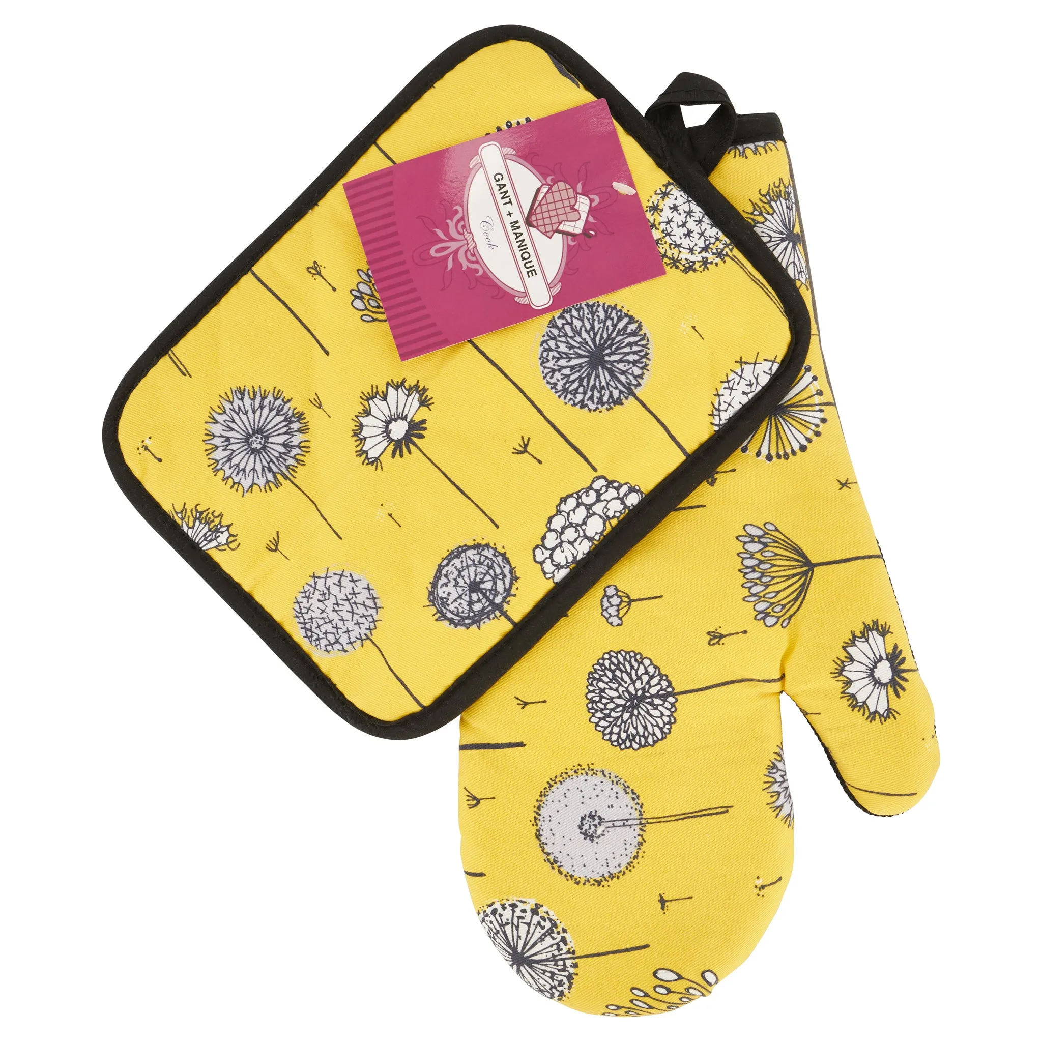 Oven Glove & Potholder Set