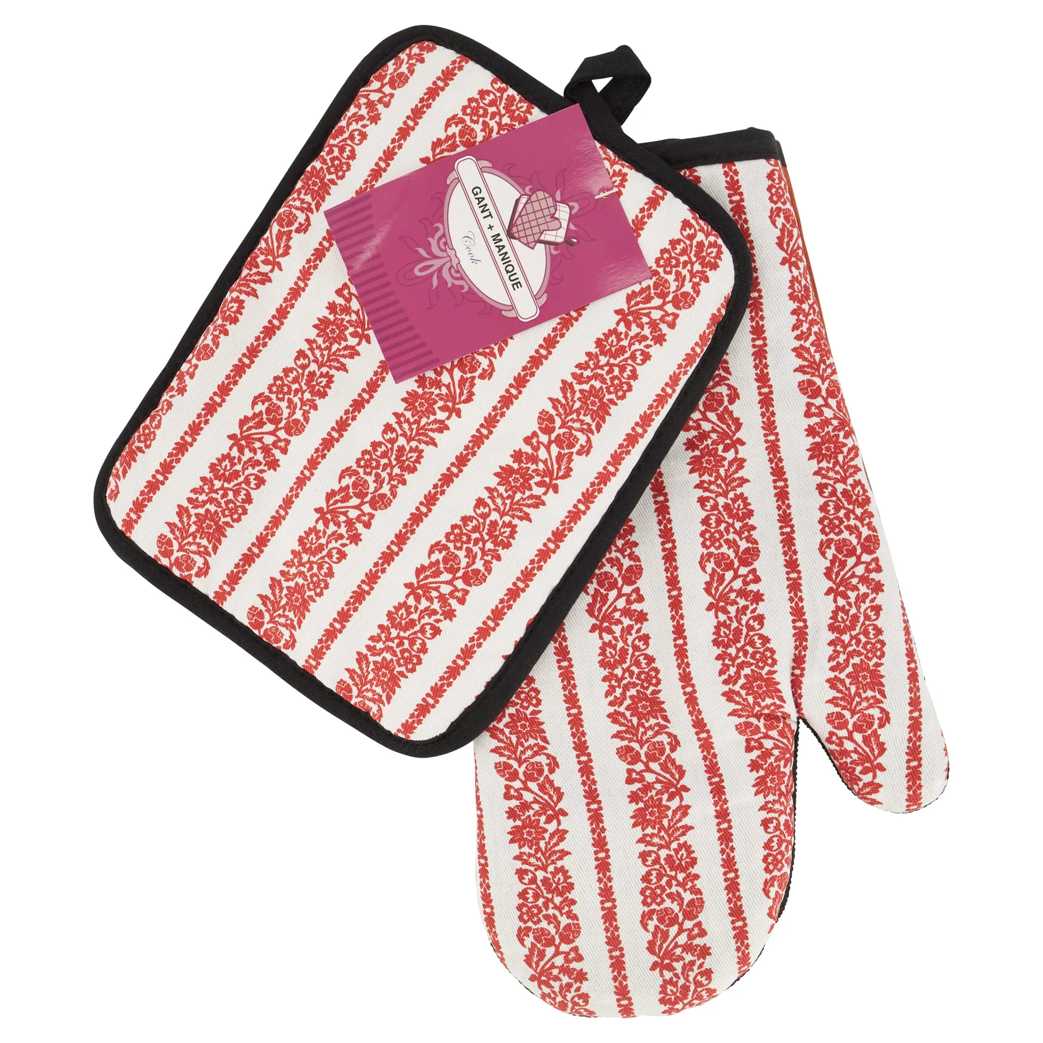 Oven Glove & Potholder Set