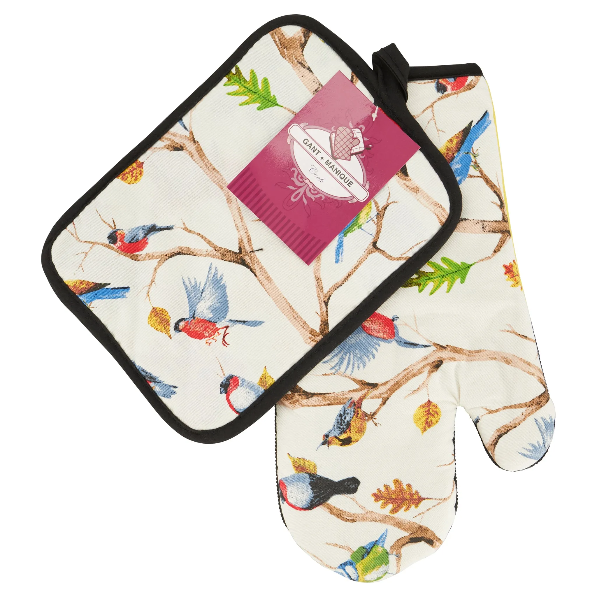 Oven Glove & Potholder Set