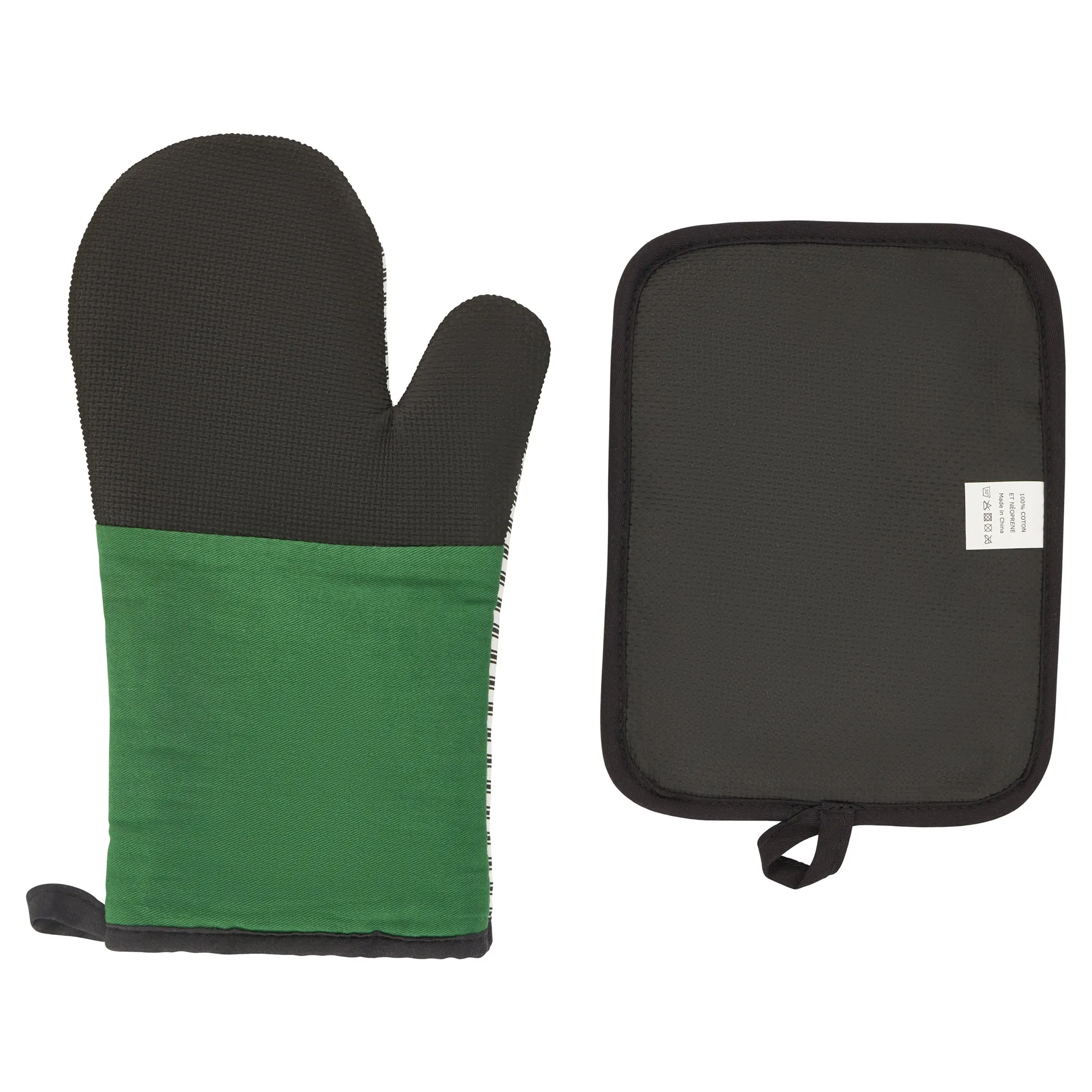 Oven Glove & Potholder Set