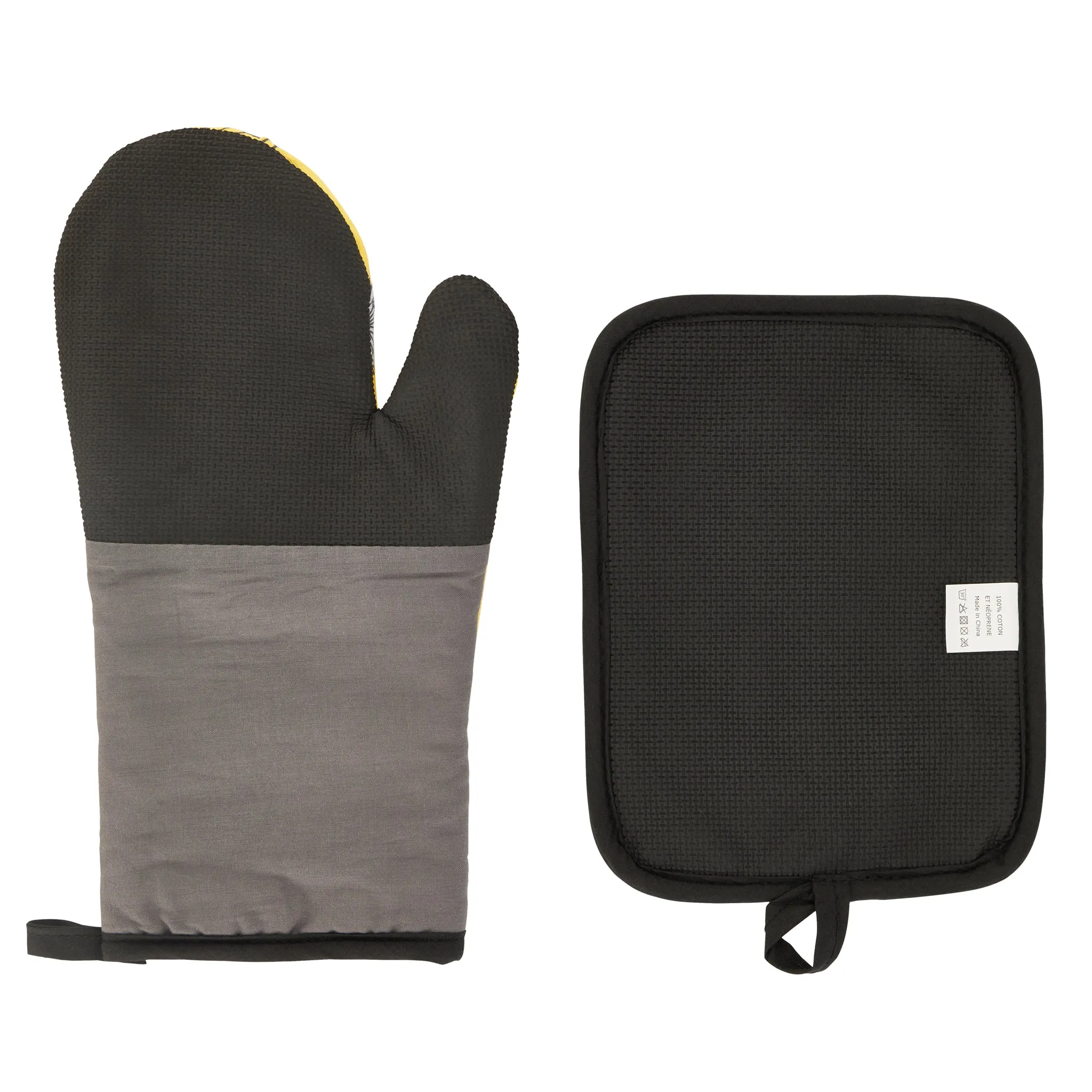 Oven Glove & Potholder Set