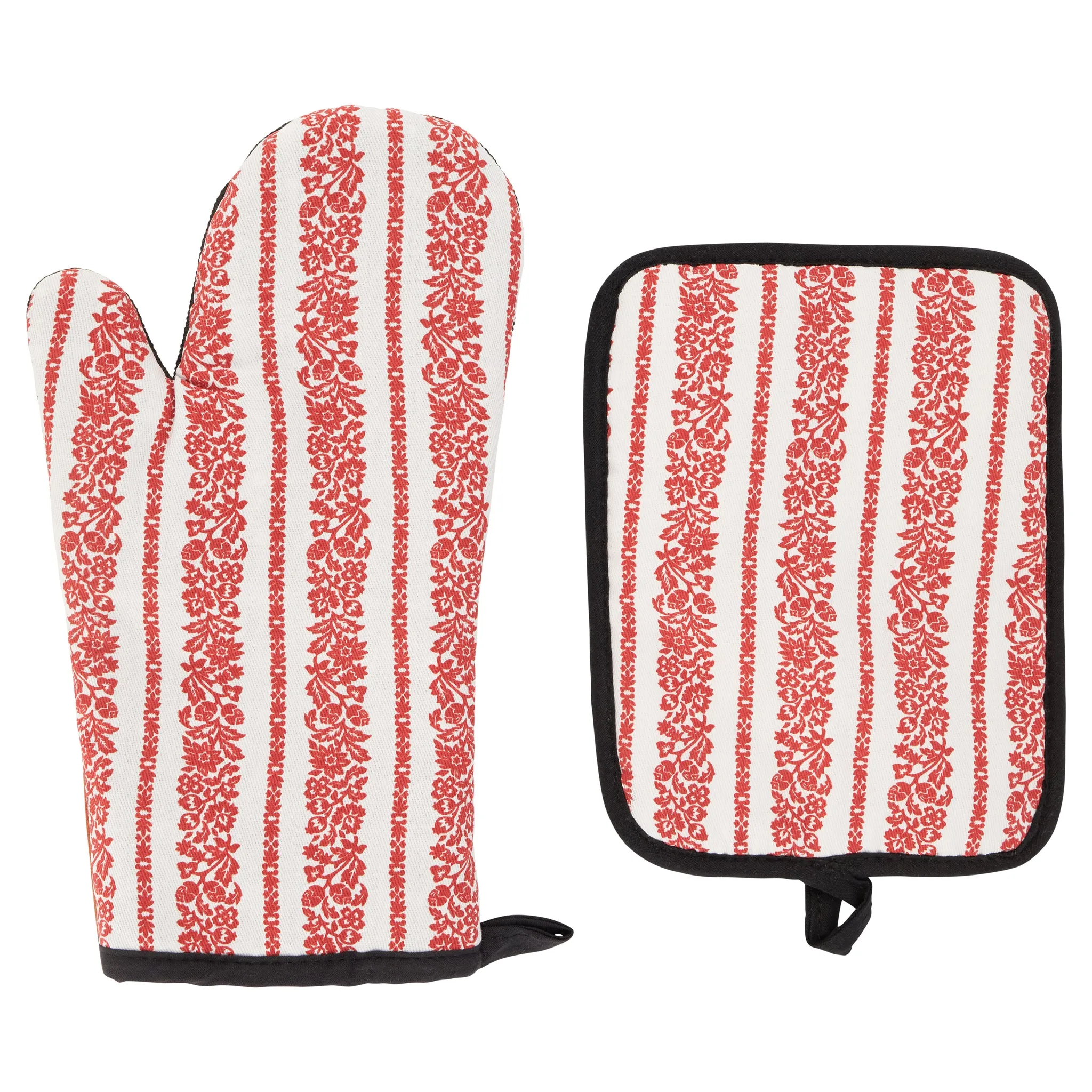 Oven Glove & Potholder Set