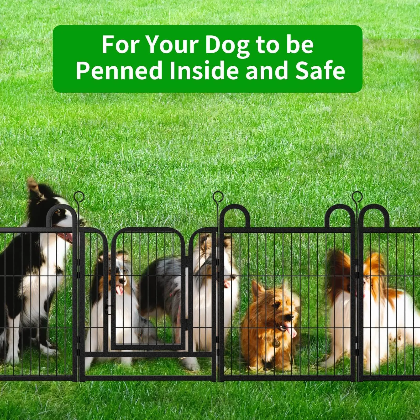 Puppy Playpen Small Dog Fence 24in High-6 Panels and 8 Panels PS770 PS773