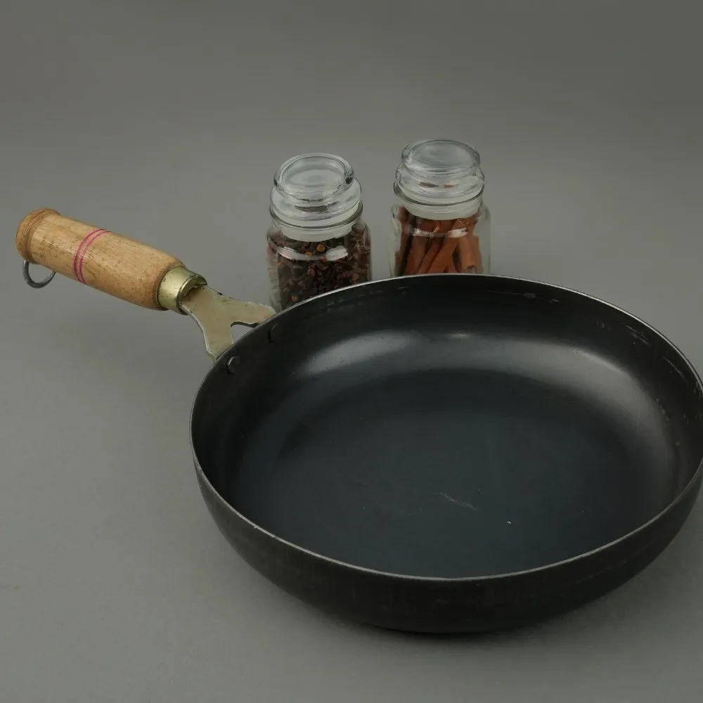 Pure Iron Handmade Family Combo (Roti Tawa  Fry Pan  Wok  Dosa Tawa  Kadai)