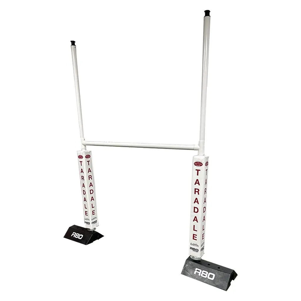 R80 Junior Premier Portable Goal Posts with Pads