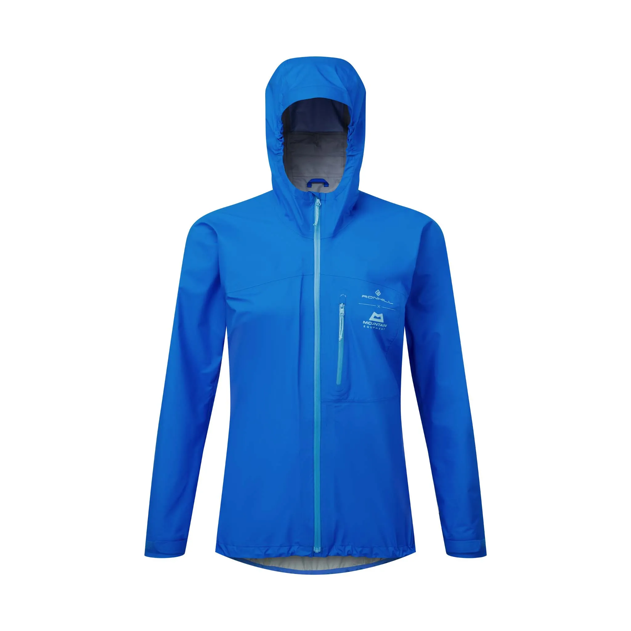 Ronhill | Women's Tech GORE-TEX Mercurial Jacket - Electric Blue/Aquamint