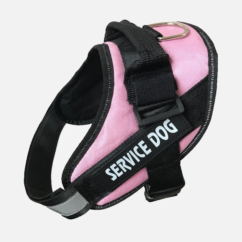 Service Dog Customizable & Adjustable Reflective Pet Harness