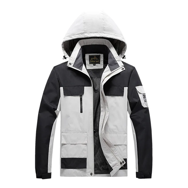 Sports And Leisure Hooded Hiking Jacket