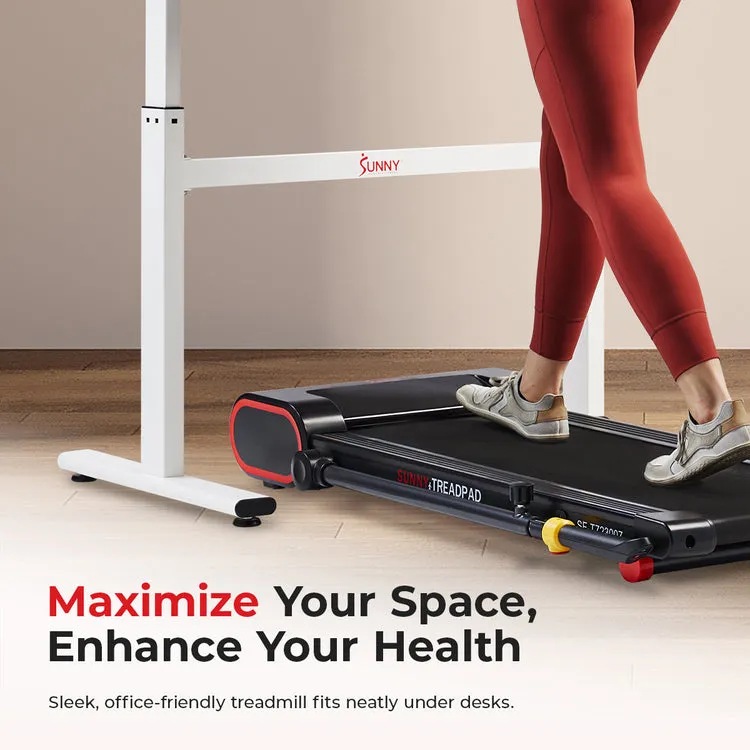 Sunny Health & Fitness Smart Slim Treadmill with Arm Exerciser – SF-T723007