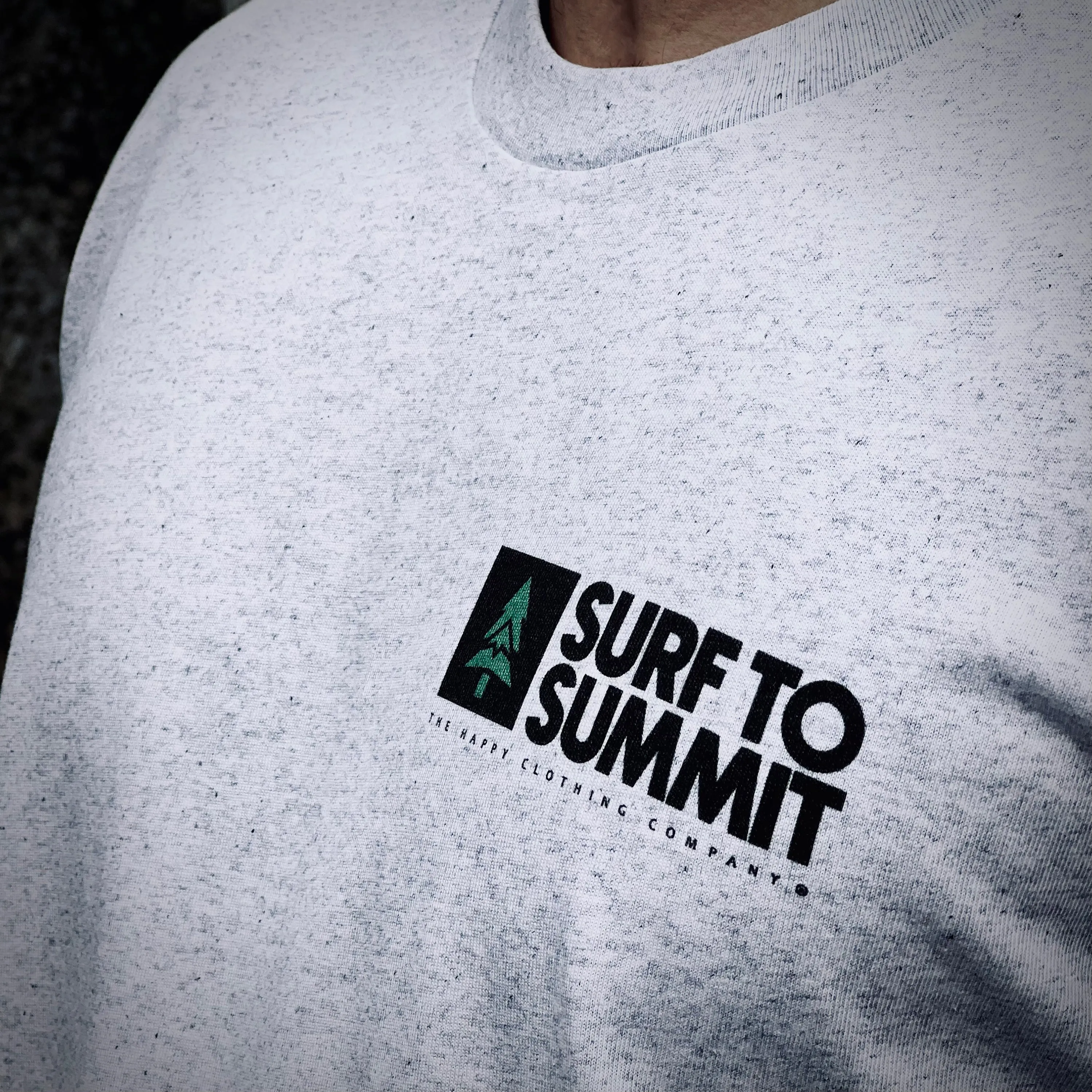 Surf To Summit Back Print 'Lifestyle Tee' | Premium Heavyweight |