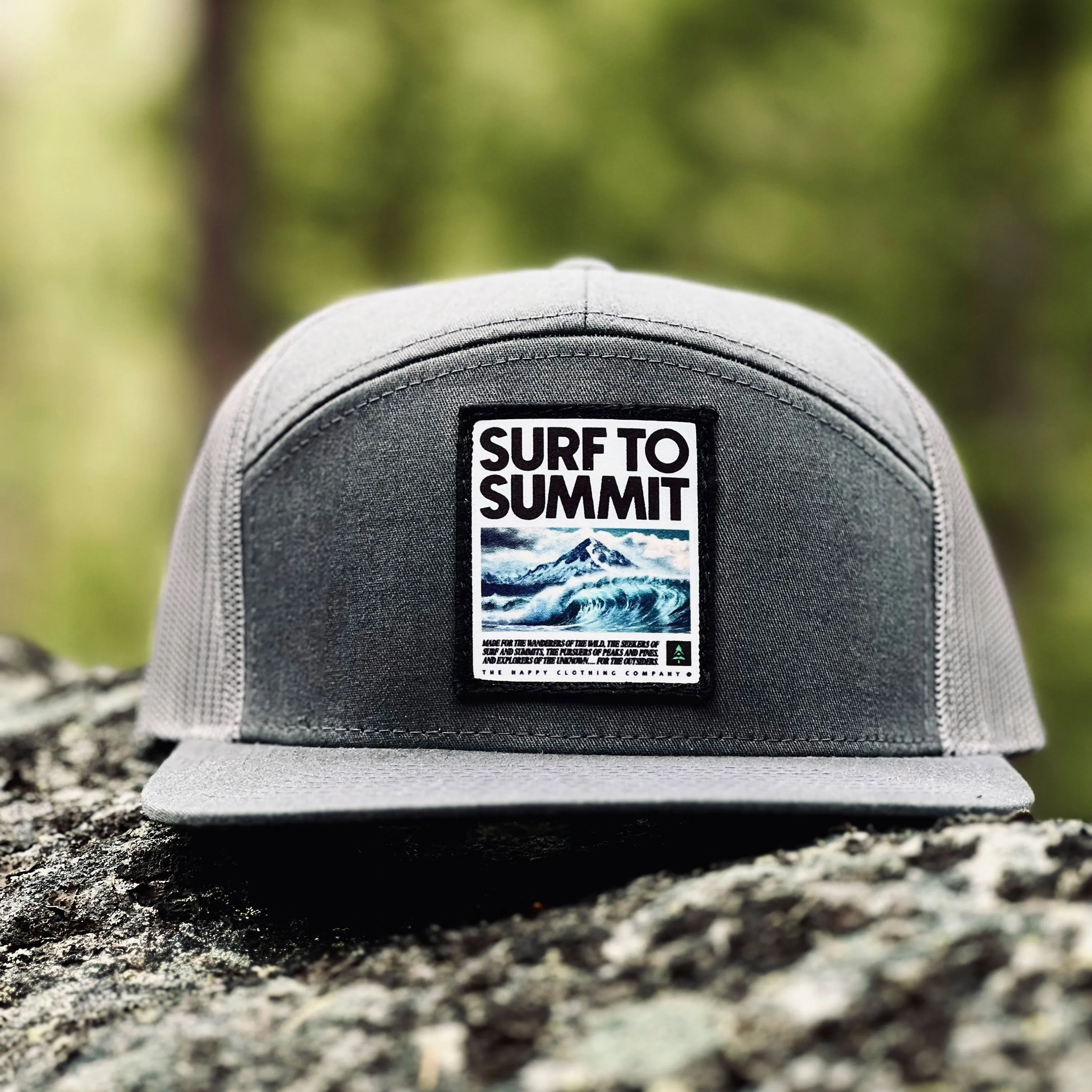 Surf To Summit Printed Patch 7 Panel Cap