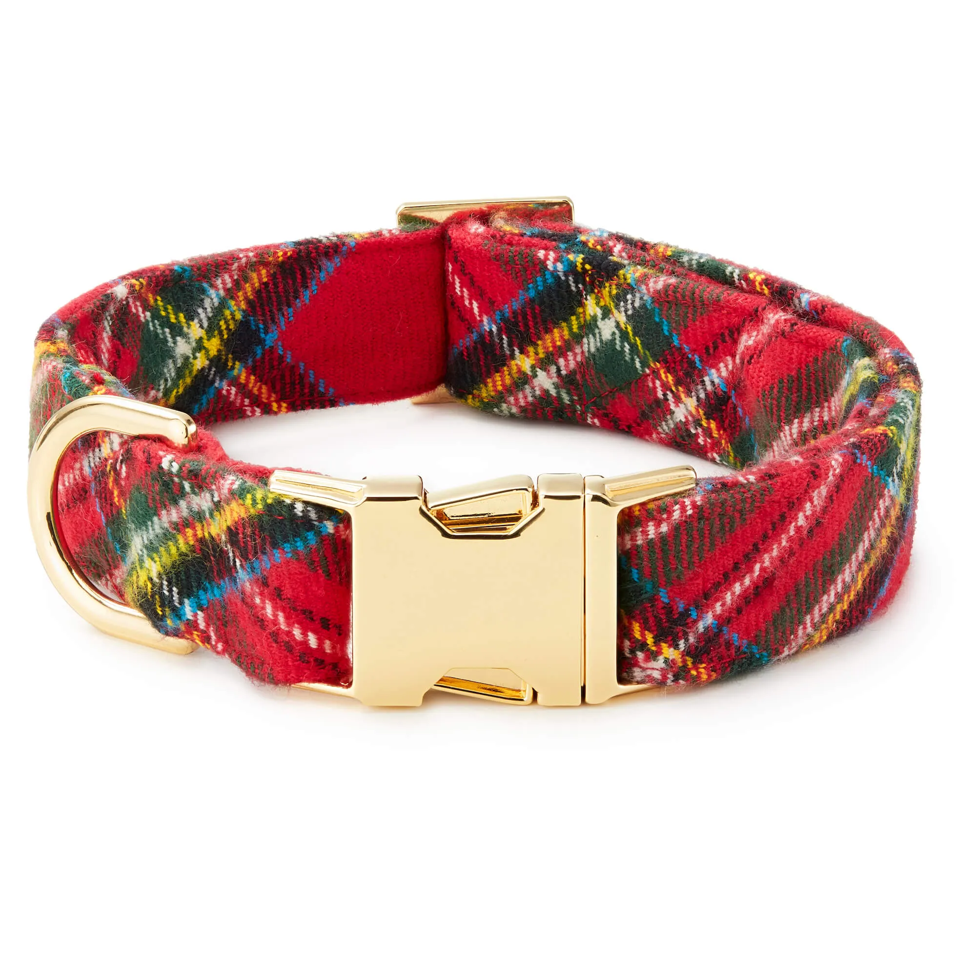 Tartan Plaid Flannel Collar Walk Set