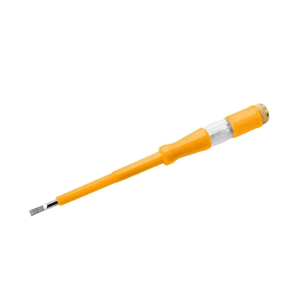 Tolsen Voltage Tester 3 x 140mm (100-500V) Yellow